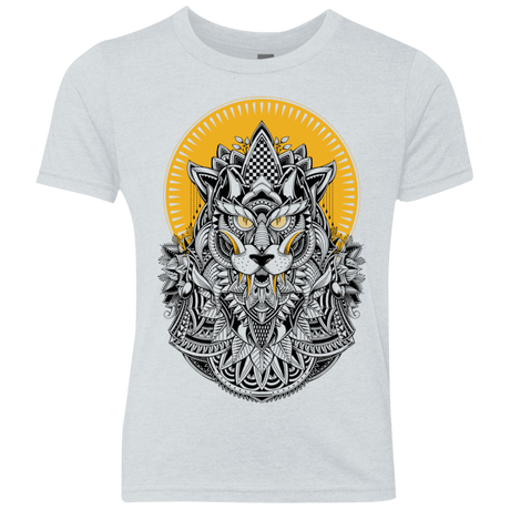 T-Shirts Heather White / YXS Alpha Wolf Youth Triblend T-Shirt