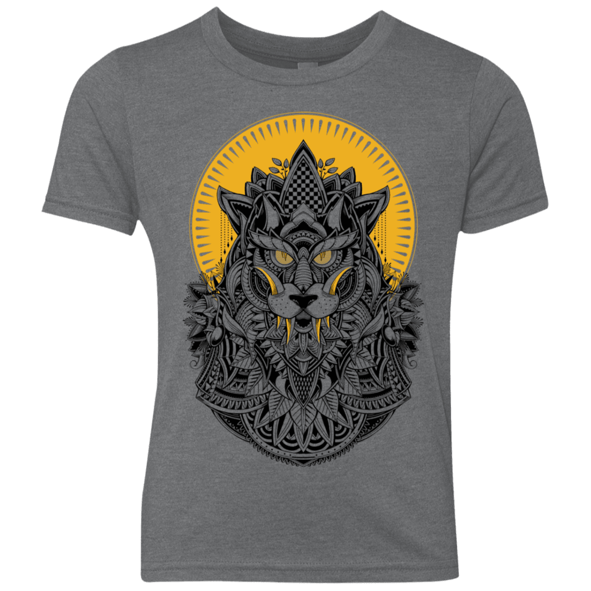 T-Shirts Premium Heather / YXS Alpha Wolf Youth Triblend T-Shirt