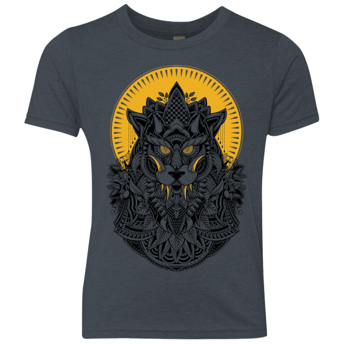 T-Shirts Vintage Navy / YXS Alpha Wolf Youth Triblend T-Shirt