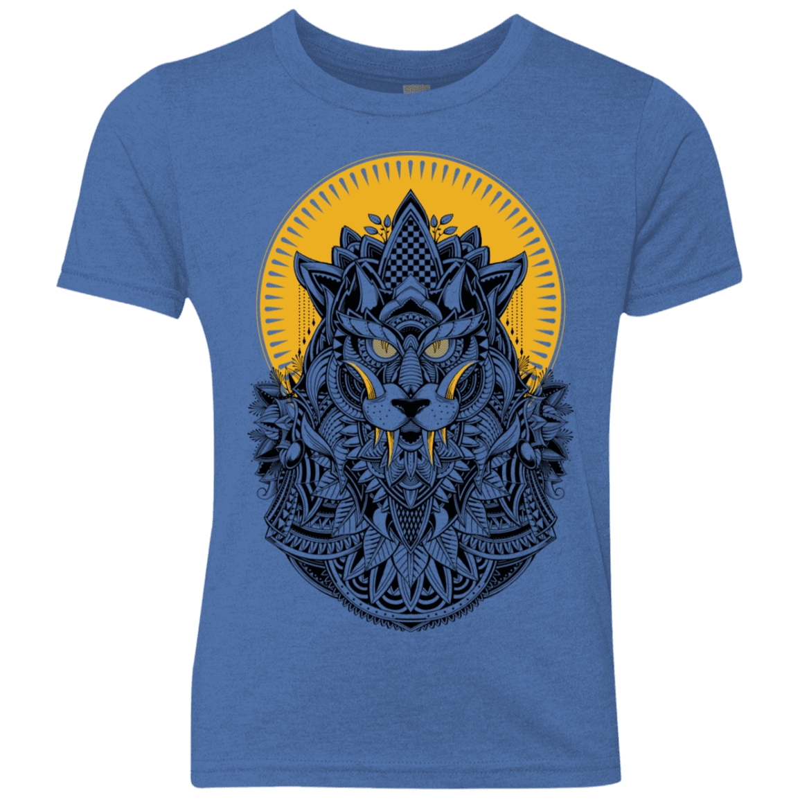 T-Shirts Vintage Royal / YXS Alpha Wolf Youth Triblend T-Shirt