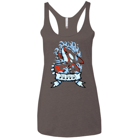 T-Shirts Macchiato / X-Small Alpha Women's Triblend Racerback Tank