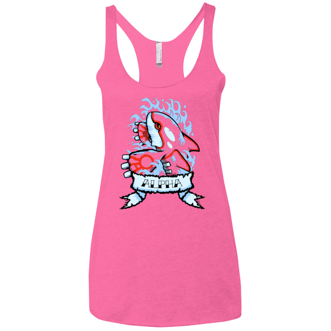 T-Shirts Vintage Pink / X-Small Alpha Women's Triblend Racerback Tank