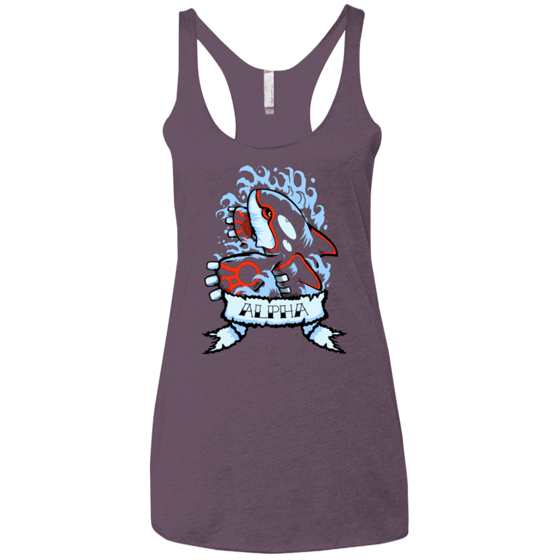 T-Shirts Vintage Purple / X-Small Alpha Women's Triblend Racerback Tank