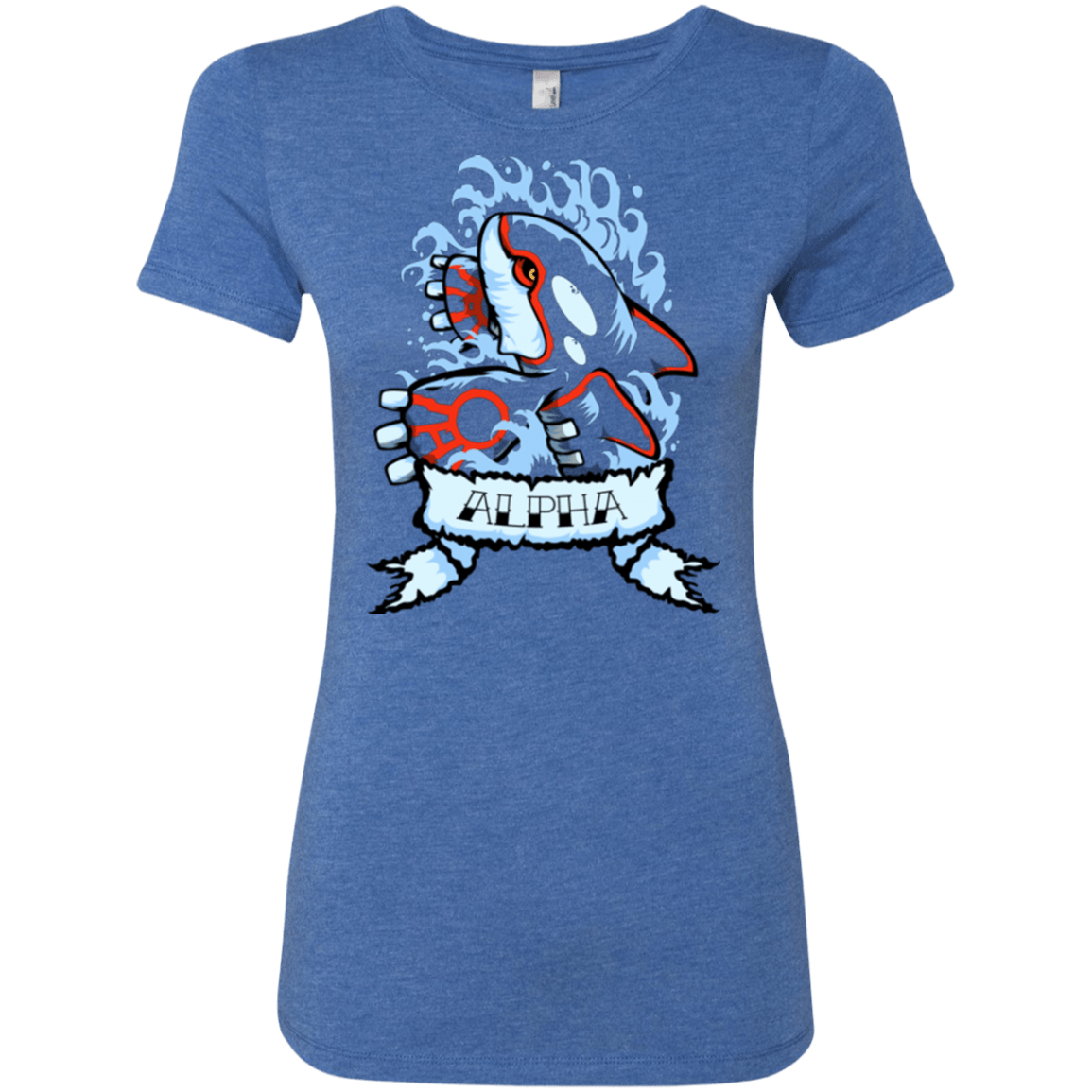 T-Shirts Vintage Royal / Small Alpha Women's Triblend T-Shirt