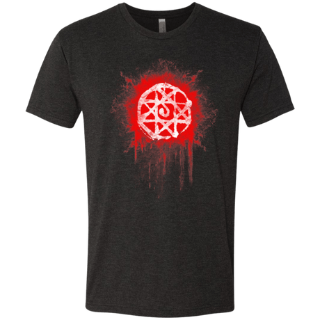 T-Shirts Vintage Black / Small Alphonse Elric Blood Seal Men's Triblend T-Shirt