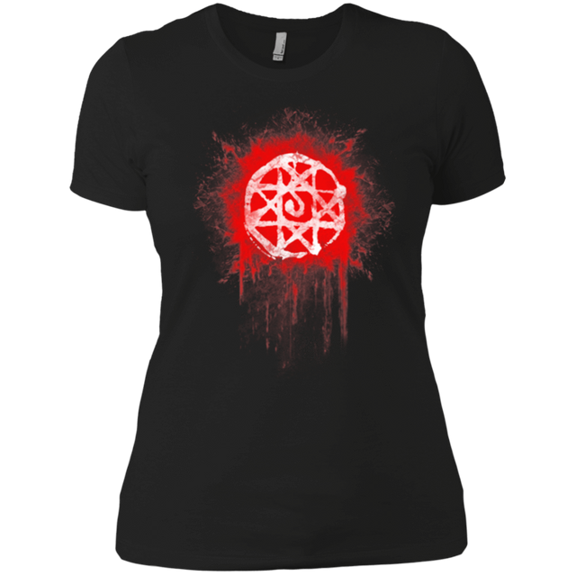 T-Shirts Black / X-Small Alphonse Elric Blood Seal Women's Premium T-Shirt