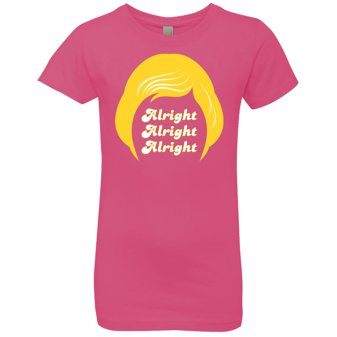 T-Shirts Hot Pink / YXS Alright Girls Premium T-Shirt