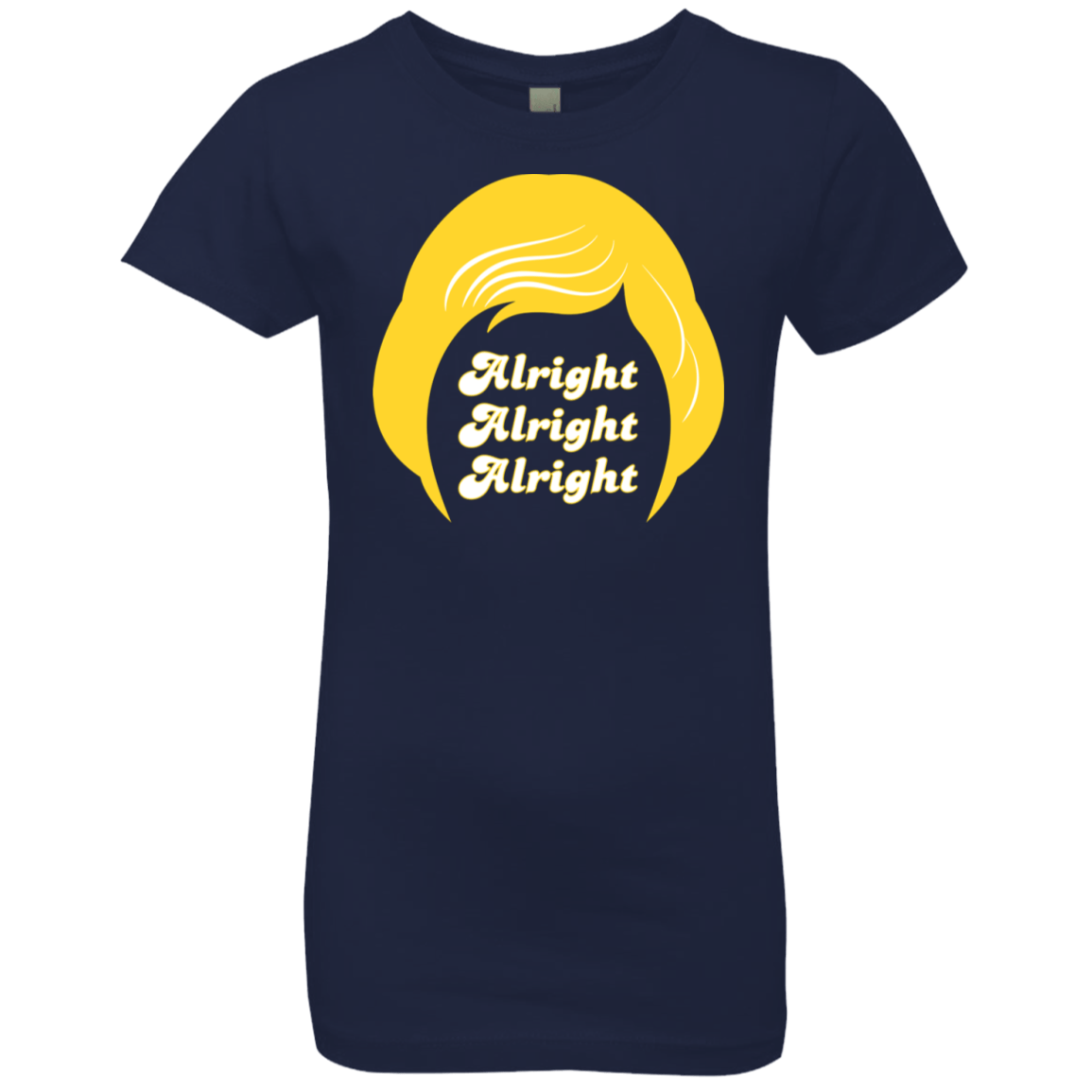 T-Shirts Midnight Navy / YXS Alright Girls Premium T-Shirt