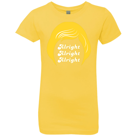 T-Shirts Vibrant Yellow / YXS Alright Girls Premium T-Shirt