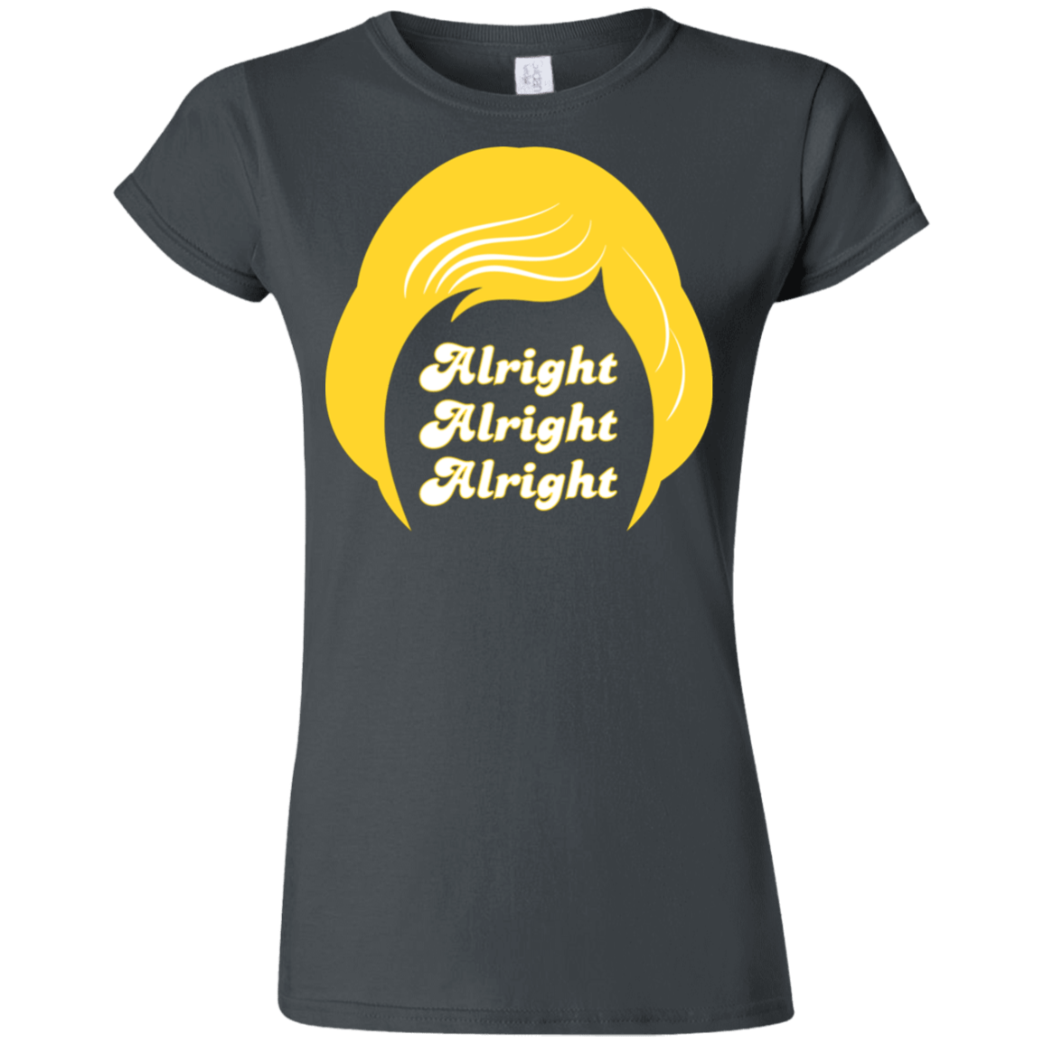 T-Shirts Charcoal / S Alright Junior Slimmer-Fit T-Shirt