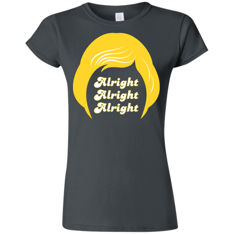 T-Shirts Charcoal / S Alright Junior Slimmer-Fit T-Shirt