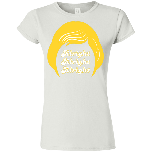 T-Shirts White / S Alright Junior Slimmer-Fit T-Shirt