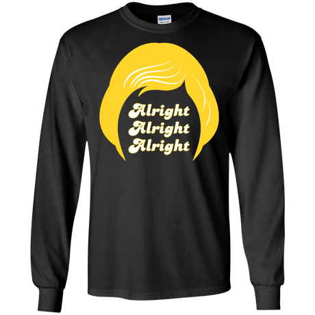 T-Shirts Black / S Alright Men's Long Sleeve T-Shirt