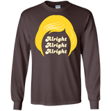 T-Shirts Dark Chocolate / S Alright Men's Long Sleeve T-Shirt