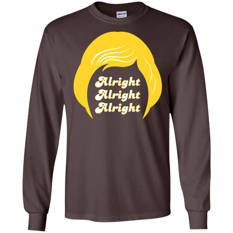 T-Shirts Dark Chocolate / S Alright Men's Long Sleeve T-Shirt