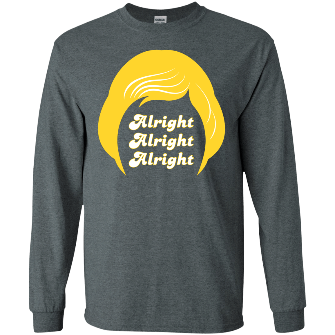 T-Shirts Dark Heather / S Alright Men's Long Sleeve T-Shirt