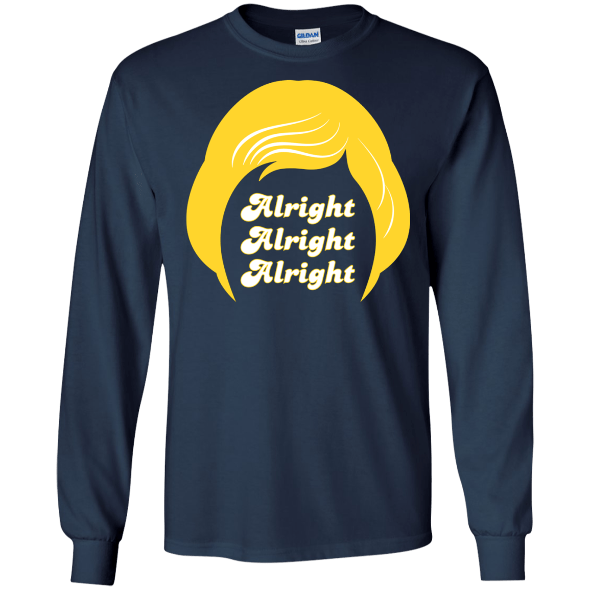 T-Shirts Navy / S Alright Men's Long Sleeve T-Shirt