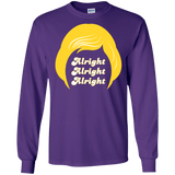 T-Shirts Purple / S Alright Men's Long Sleeve T-Shirt