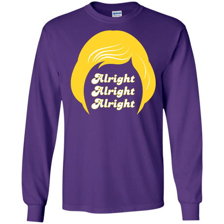 T-Shirts Purple / S Alright Men's Long Sleeve T-Shirt