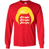 T-Shirts Red / S Alright Men's Long Sleeve T-Shirt