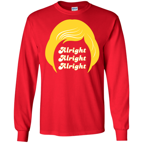 T-Shirts Red / S Alright Men's Long Sleeve T-Shirt