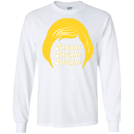 T-Shirts White / S Alright Men's Long Sleeve T-Shirt