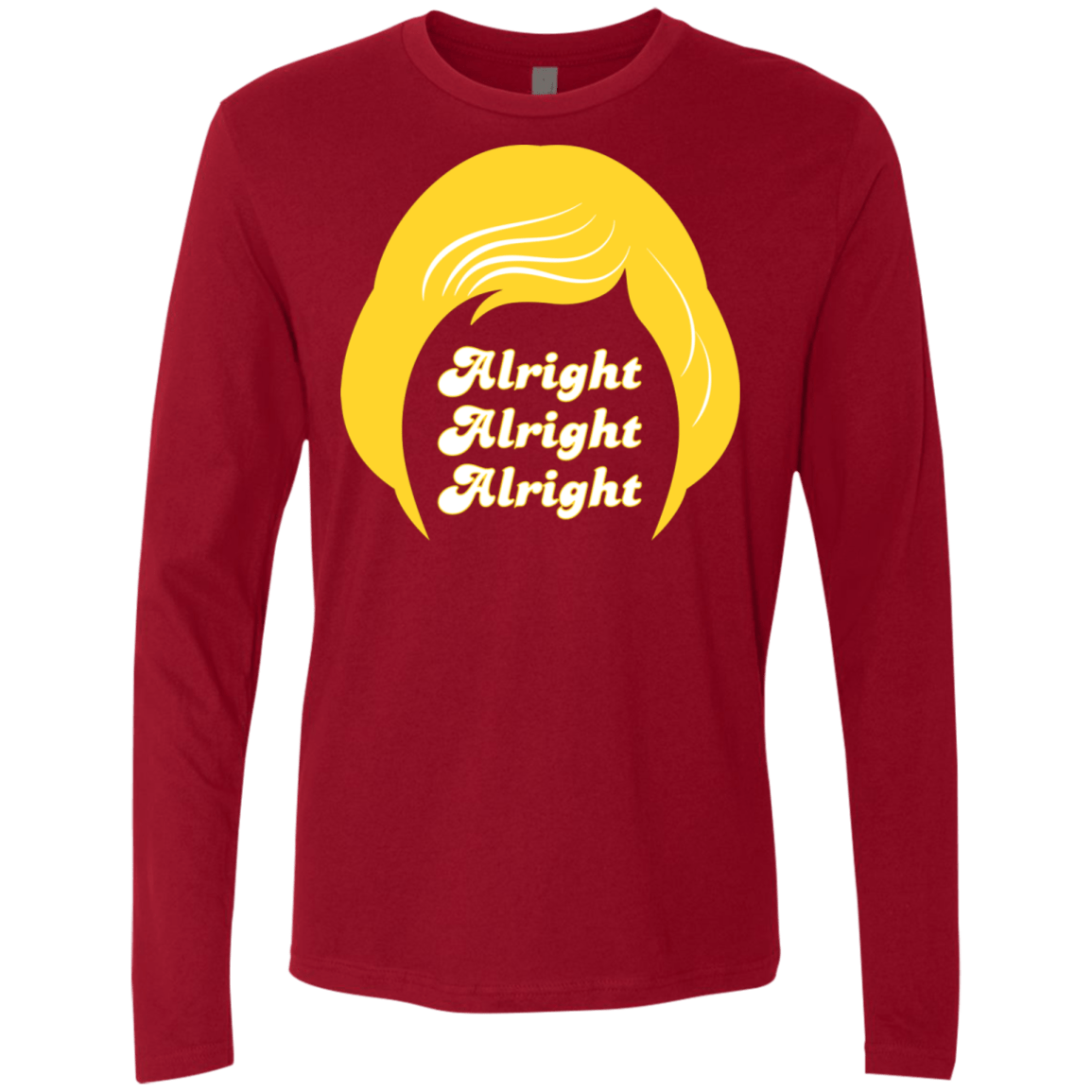 T-Shirts Cardinal / S Alright Men's Premium Long Sleeve