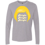 T-Shirts Heather Grey / S Alright Men's Premium Long Sleeve