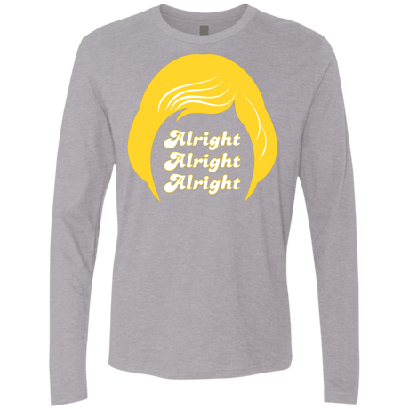 T-Shirts Heather Grey / S Alright Men's Premium Long Sleeve