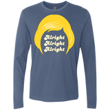 T-Shirts Indigo / S Alright Men's Premium Long Sleeve