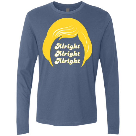 T-Shirts Indigo / S Alright Men's Premium Long Sleeve