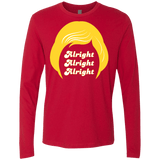 T-Shirts Red / S Alright Men's Premium Long Sleeve