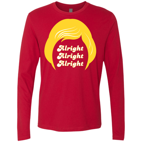 T-Shirts Red / S Alright Men's Premium Long Sleeve