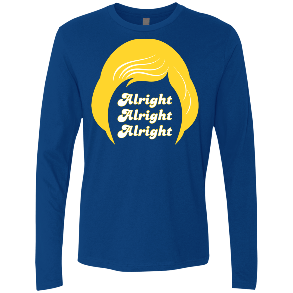 T-Shirts Royal / S Alright Men's Premium Long Sleeve