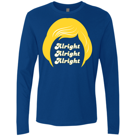 T-Shirts Royal / S Alright Men's Premium Long Sleeve