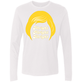 T-Shirts White / S Alright Men's Premium Long Sleeve