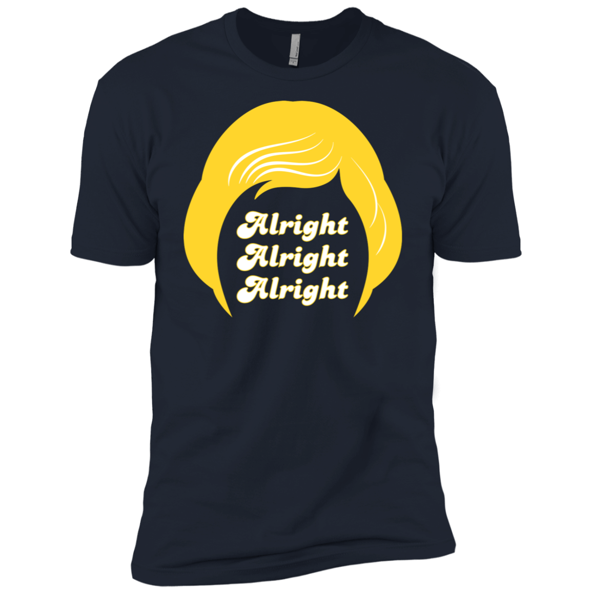 T-Shirts Midnight Navy / X-Small Alright Men's Premium T-Shirt