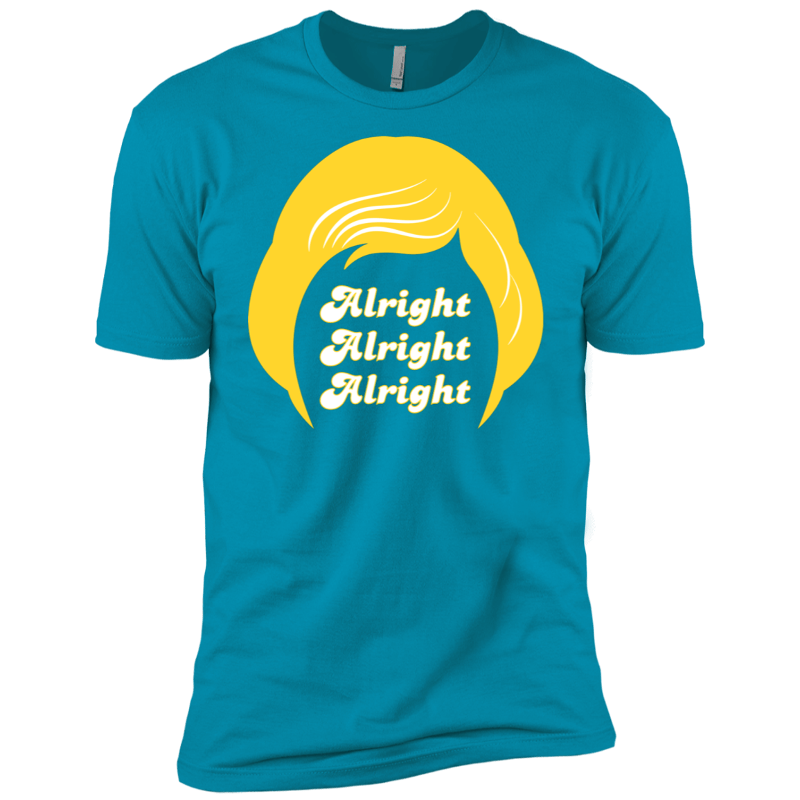 T-Shirts Turquoise / X-Small Alright Men's Premium T-Shirt