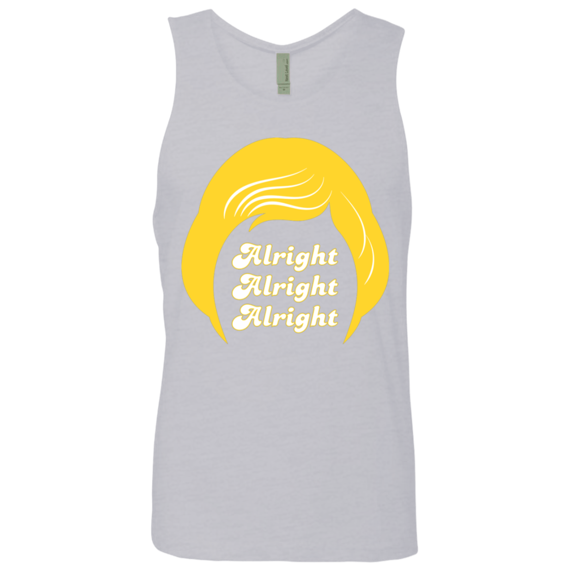 T-Shirts Heather Grey / S Alright Men's Premium Tank Top