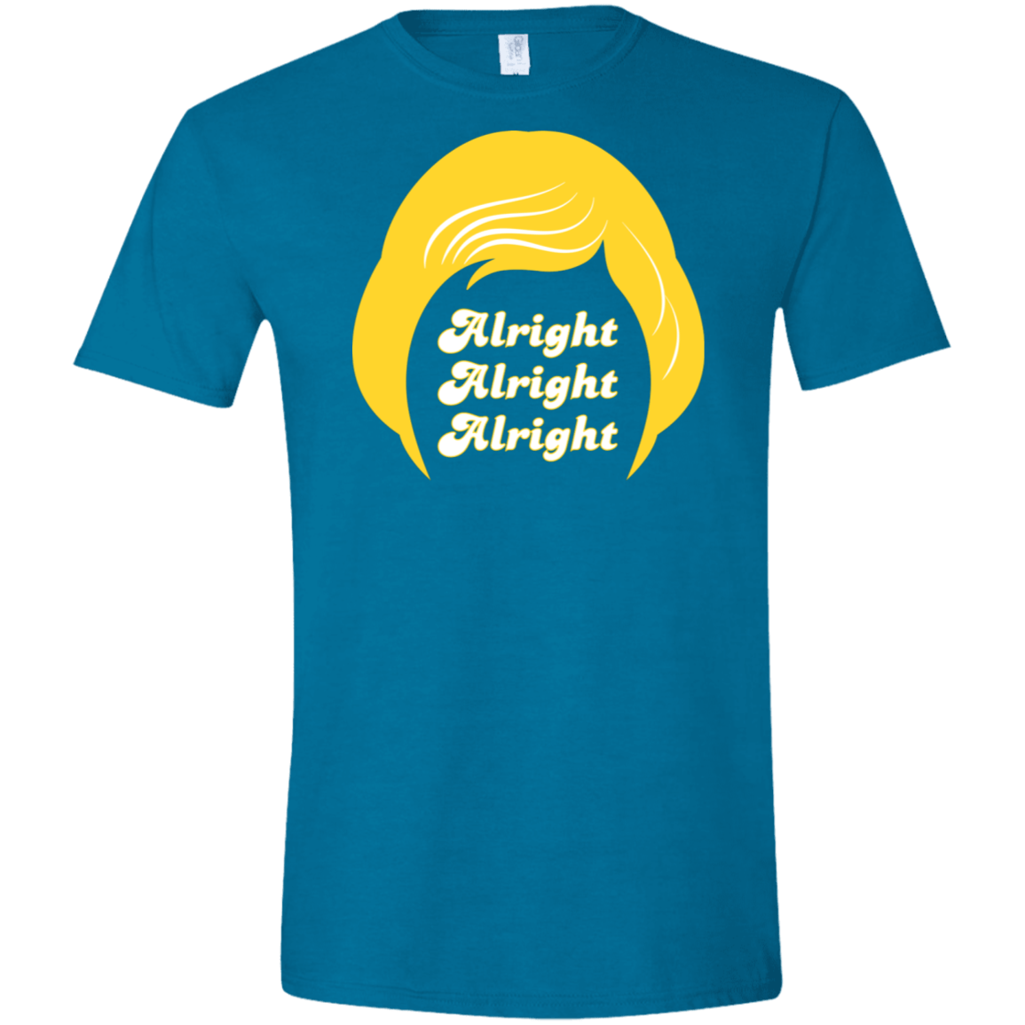 T-Shirts Antique Sapphire / S Alright Men's Semi-Fitted Softstyle