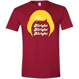 T-Shirts Cardinal Red / S Alright Men's Semi-Fitted Softstyle