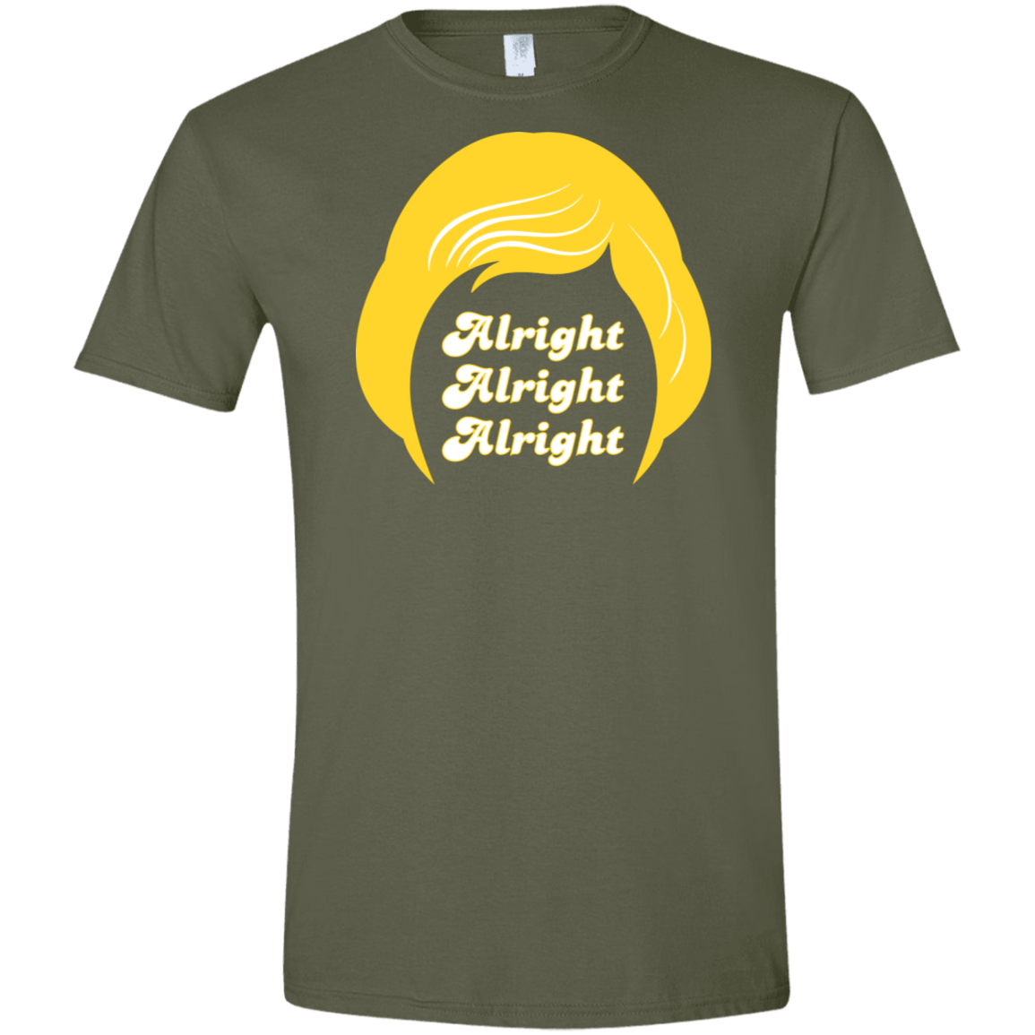 T-Shirts Military Green / S Alright Men's Semi-Fitted Softstyle