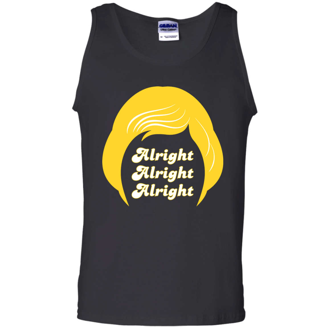 T-Shirts Black / S Alright Men's Tank Top