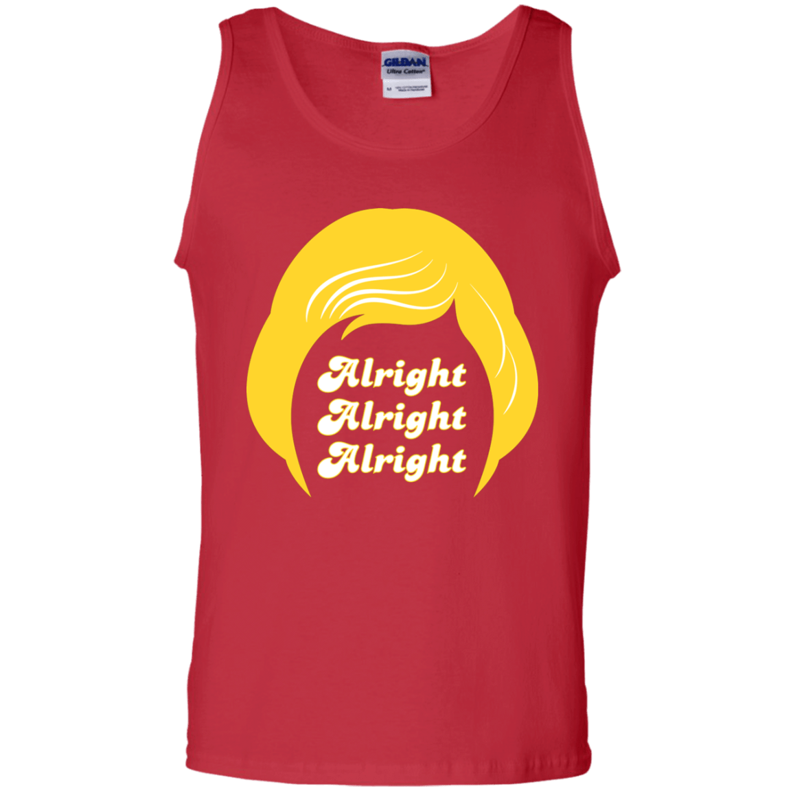 T-Shirts Red / S Alright Men's Tank Top