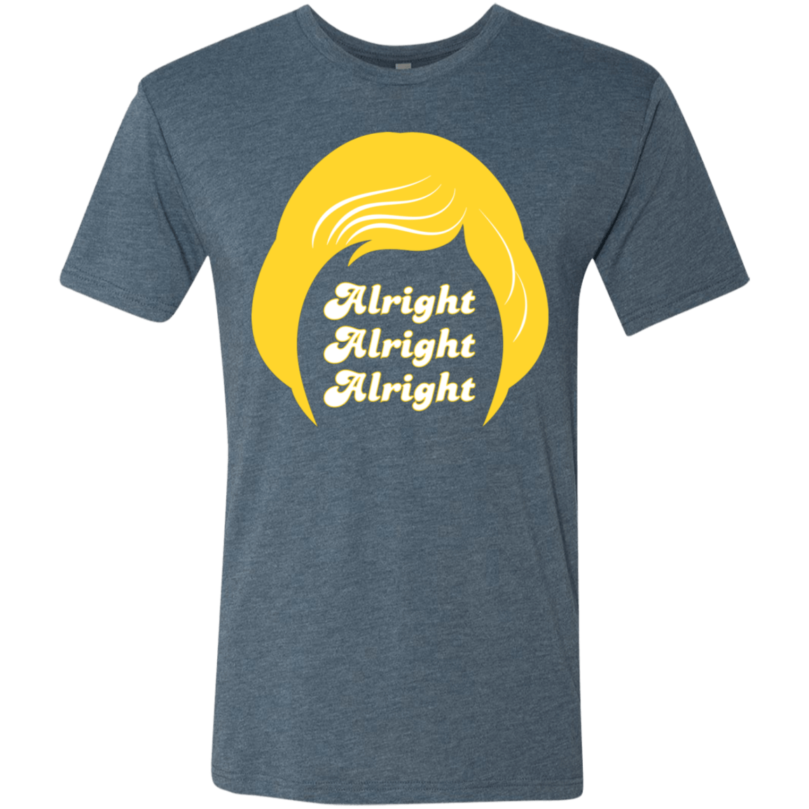 T-Shirts Indigo / S Alright Men's Triblend T-Shirt