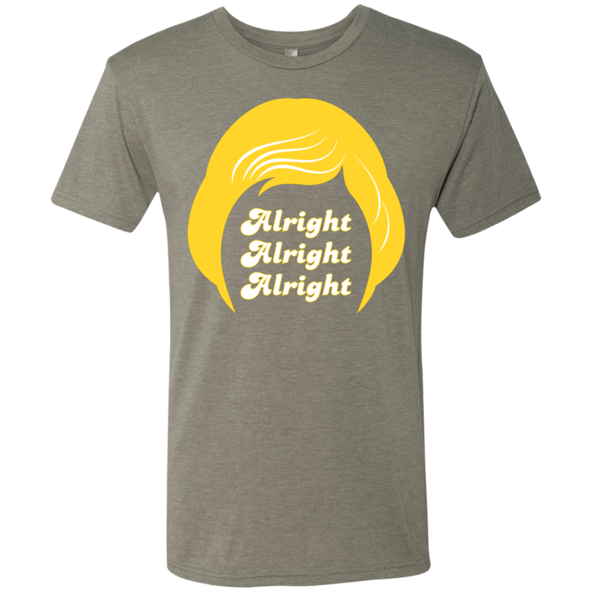 T-Shirts Venetian Grey / S Alright Men's Triblend T-Shirt