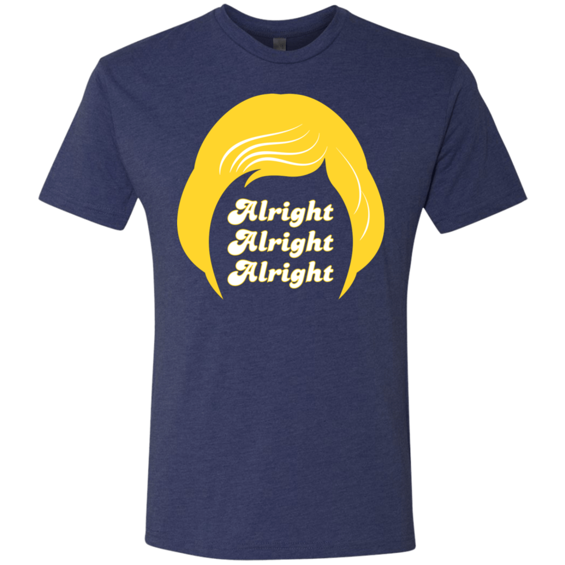 T-Shirts Vintage Navy / S Alright Men's Triblend T-Shirt