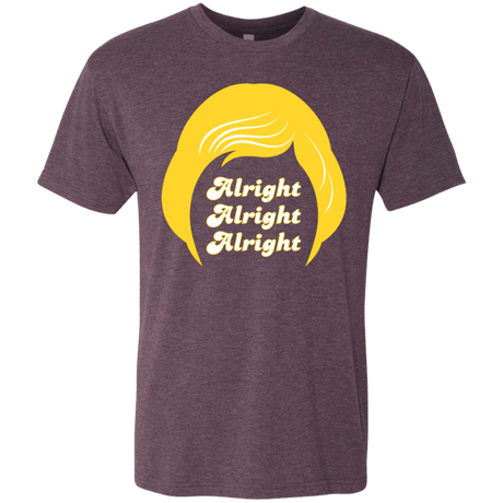 T-Shirts Vintage Purple / S Alright Men's Triblend T-Shirt