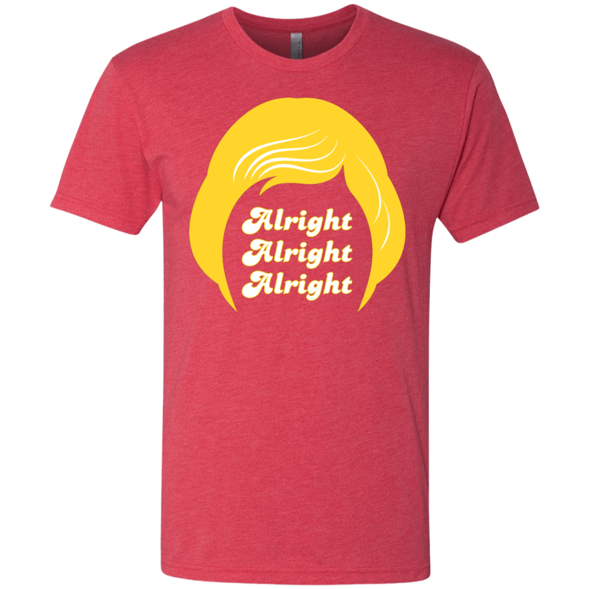 T-Shirts Vintage Red / S Alright Men's Triblend T-Shirt