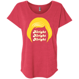 T-Shirts Vintage Red / X-Small Alright Triblend Dolman Sleeve